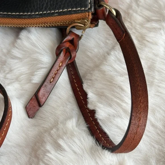 Dooney & Bourke Black and Brown Crossbody Bag - Picture 10 of 10